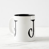 J ZWEIFARBIGE TASSE (Vorderseite Links)
