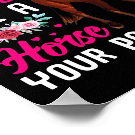 Ja1 Pferdefreunde Poster (Ecke)