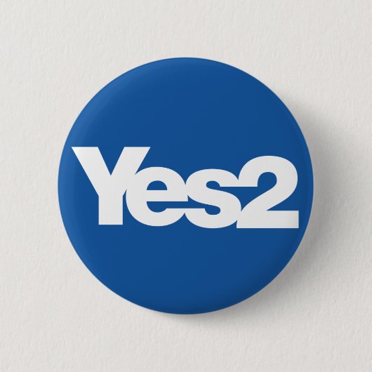 Ja 2 schottische Referendum-Schotten für Button (Vorderseite)