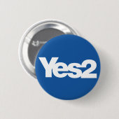 Ja 2 schottische Referendum-Schotten für Button (Vorne & Hinten)