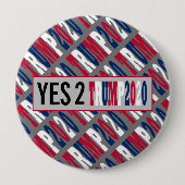 Ja 2 Trump-Präsidentschaftswahlen 2020 Button (Vorderseite)