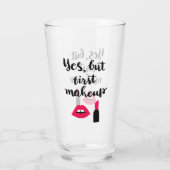 Ja aber erste niedliche Phrase des Make-up| Glas (Rückseite)