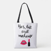 Ja aber erste niedliche Phrase des Make-up| Tasche (Rückseite)