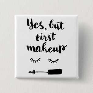 Ja aber erstes Make-up Button