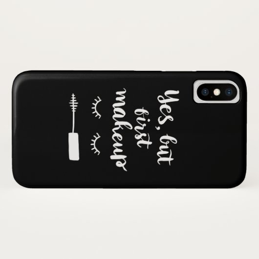 Ja aber erstes Make-up Case-Mate iPhone Hülle (Rückseite (Horizontal))
