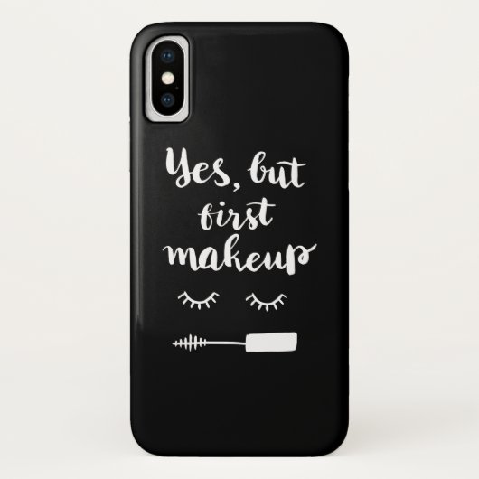 Ja aber erstes Make-up Case-Mate iPhone Hülle (Rückseite)