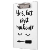 Ja aber erstes Make-up Klemmbrett (Links)