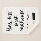 Ja aber erstes Make-up Sherpadecke (Vorderseite (Horizontal))