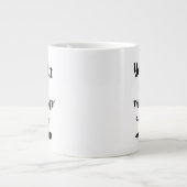 Ja, aber Erstes Makeup Jumbo-Tasse (Vorderseite)