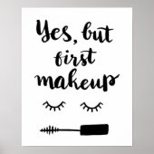 Ja, aber Erstes Makeup Poster (Vorne)