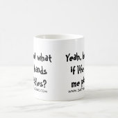 Ja aber was, wenn das Leben mir Essiggurken Kaffeetasse (Mittel)