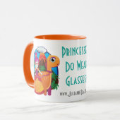 Ja! Abnutzungsgläser Prinzessinnen DO die Tasse! Tasse (Vorderseite Links)