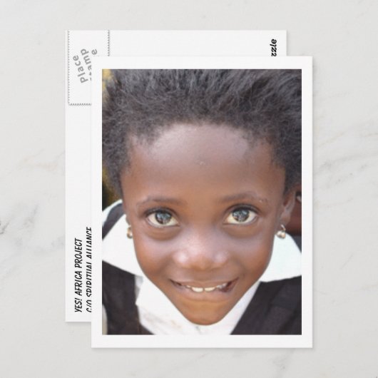 Ja! Afrika! Postkarte (Vorne/Hinten)