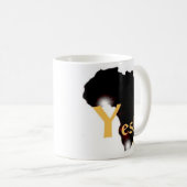 Ja Afrika-Tasse Kaffeetasse (VorderseiteRechts)