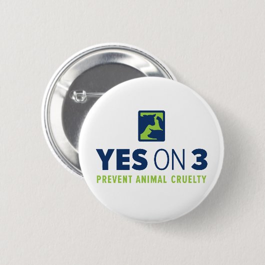 Ja auf 3! Knopf Button (Vorne & Hinten)