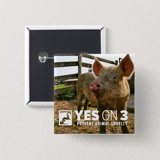 Ja auf 3! Miniknopf Button (Vorne & Hinten)