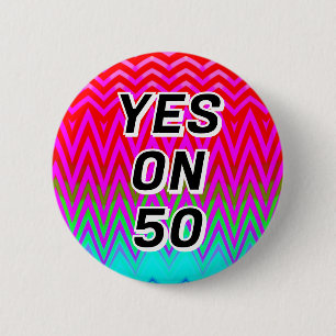 JA AUF 50 (Sie können die Wörter ändern) Button