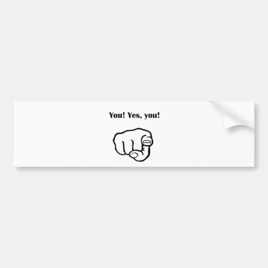 Ja! Autoaufkleber (Vorne)