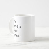 Ja Basketball ist wichtiger Kaffeetasse (Vorderseite Links)