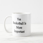 Ja Basketball ist wichtiger Kaffeetasse (Links)