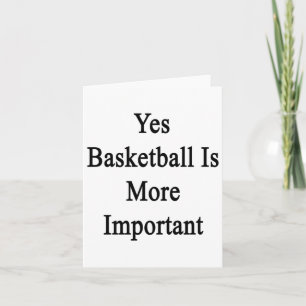 Ja Basketball ist wichtiger Karte