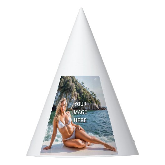 JA! 🎉 Benutzerdefinierter Party-Hut - Hinzufügen Partyhütchen (Vorderseite)