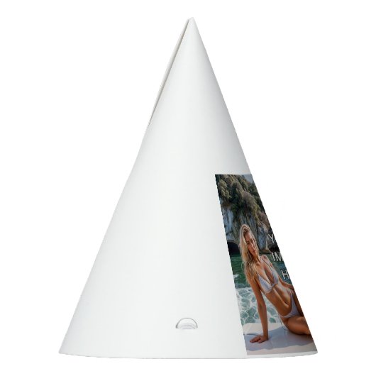 JA! 🎉 Benutzerdefinierter Party-Hut - Hinzufügen  Partyhütchen (Links)