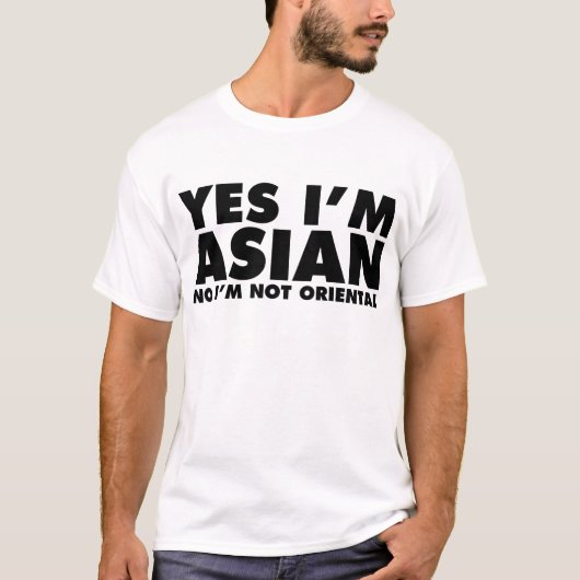 Ja bin ich asiatisches kein ich bin nicht T-Shirt (Vorderseite)