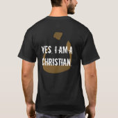 Ja bin ich ein Christ T-Shirt (Rückseite)