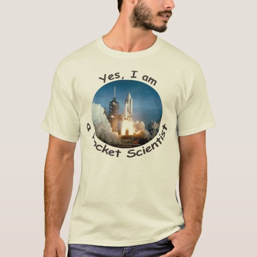 Ja bin ich ein Rocket-Wissenschaftler-T - Shirt (Vorderseite)