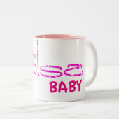 Ja bin ich ein Salsa-Baby Zweifarbige Tasse (VorderseiteRechts)