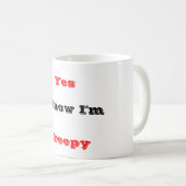 Ja bin ich gruselig kaffeetasse (VorderseiteRechts)