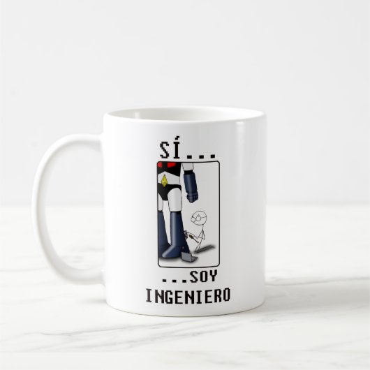 Ja bin ich Ingenieur Kaffeetasse (Links)