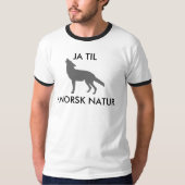 JA BIS ULV I NORSK NATUR - MENN T-Shirt (Vorderseite)