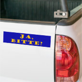 Ja, bitte? autoaufkleber (Auf Lkw)