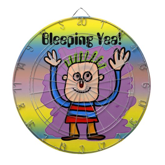 Ja bleichend! dartscheibe (vorne)