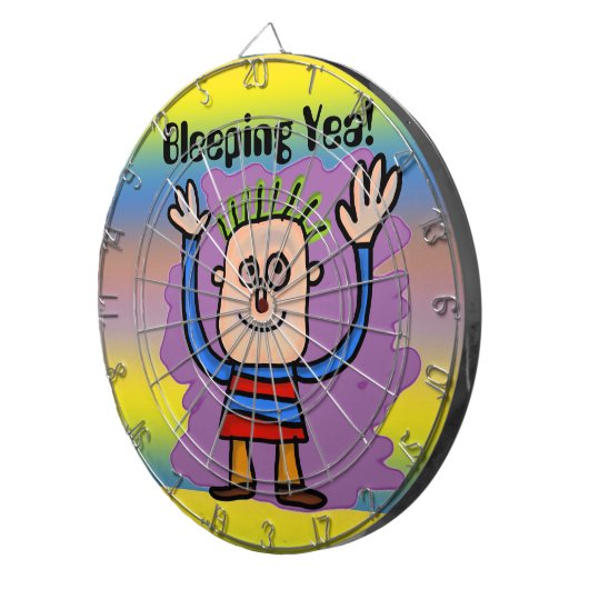 Ja bleichend! dartscheibe (Vorderseite rechts)