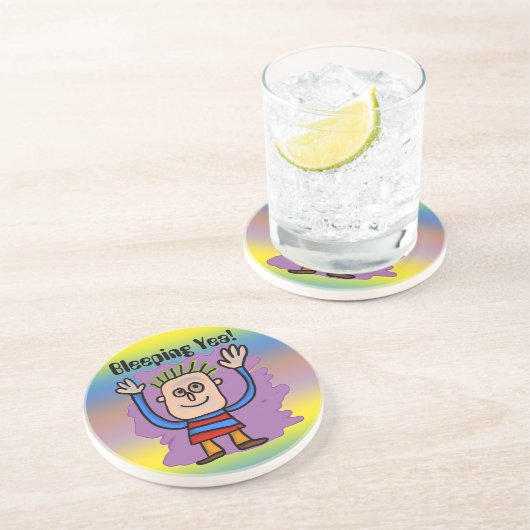 Ja bleichend! getränkeuntersetzer (Seite)