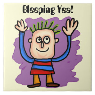 Ja bleichend! Keramikfliese