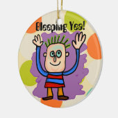 Ja bleichend!  keramikornament (Links)