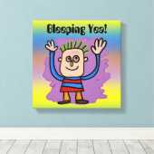 Ja bleichend! Leinwand (Insitu (Holzboden))