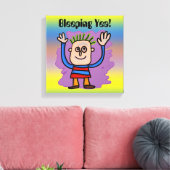 Ja bleichend! Leinwand (Insitu (Wohnzimmer))