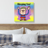 Ja bleichend! Leinwand (Insitu (Schlafzimmer))