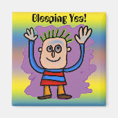 Ja bleichend! magnet (Vorne)