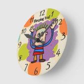 Ja bleichend! Wall-Uhr Runde Wanduhr (Winkel)