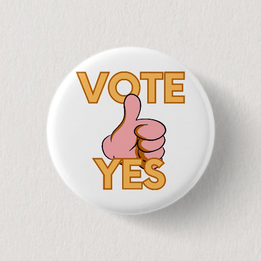 Ja Button (Vorderseite)