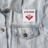 ja Cie kocham Eagle Heart Button (Beispiel)