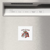 Ja, Claw! Funny Crawfish Cajun Seafood Festival Magnet (In Situ (Geschirrspüler))
