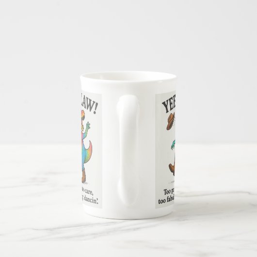 Ja, Claw! Porzellantasse (Rückseite)