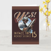 Ja! Das ist die Rocket Science Grußkarte Karte (Gelbe Blume)